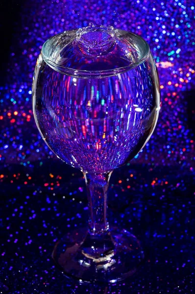 Splash Drink Glass — Stock Photo, Image