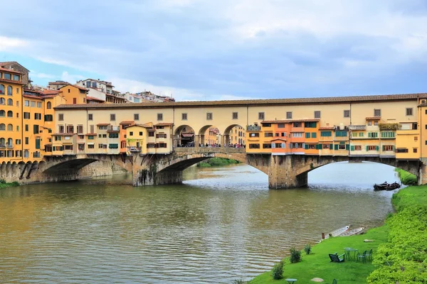 Vecchio-Brücke, Florenz — Stockfoto