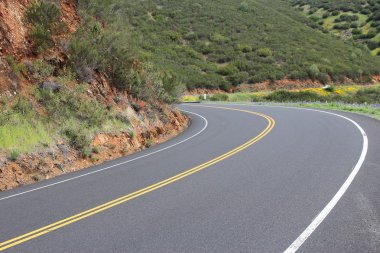 California road, United States clipart