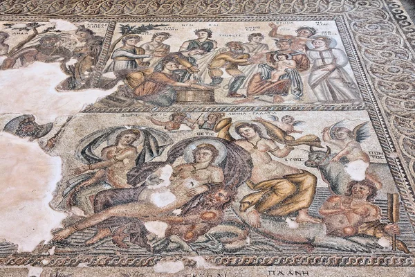 Paphos mosaici arte — Foto Stock