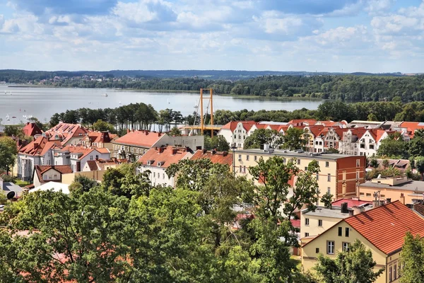 Stad van Gizycko, Polen — Stockfoto