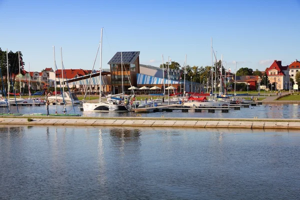 Gizycko marina, Poland — Stockfoto