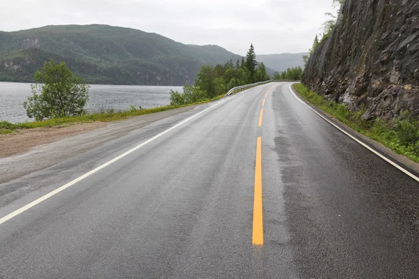 Norská silnice - Kystriksveien — Stock fotografie