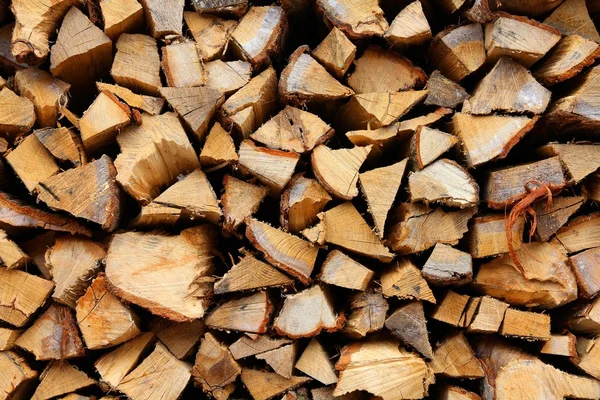 Chopped firewood stack — Stock Photo, Image