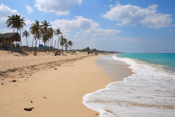 Pláž na Kubě — Stock fotografie
