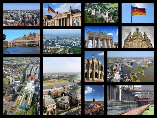 Deutschland reise collage — Stockfoto