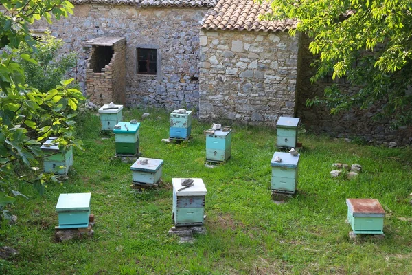 Bienenstöcke in Griechenland — Stockfoto