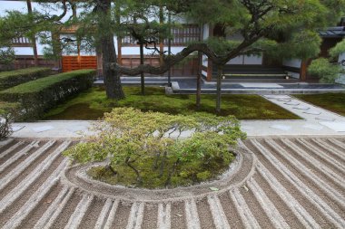 Kyoto zen garden clipart