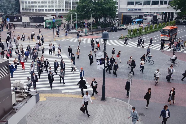 Tokio - Shibuya cruzando — Foto de Stock