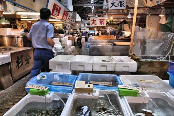 Mercado de pescado de Tokio — Foto de Stock