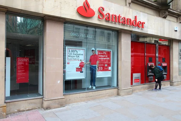 Santander banka - Amerika Birleşik Devletleri — Stok fotoğraf