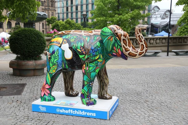 Sheffield Elephant, United Kingdom — Stock Photo, Image