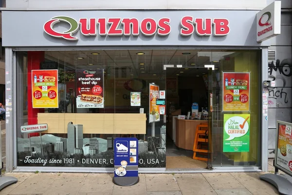 Quiznos Sub, Reino Unido — Foto de Stock