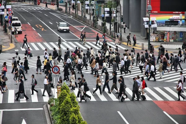 Folkmassan i Japan — Stockfoto