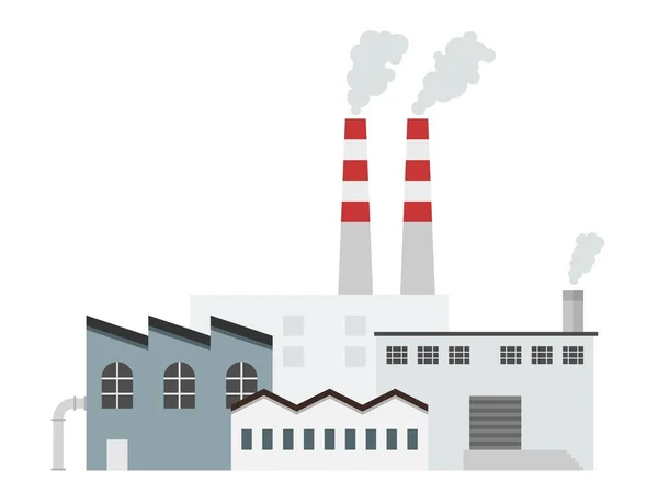 Fabryka ilustracja - przemysłowe wektor — Wektor stockowy