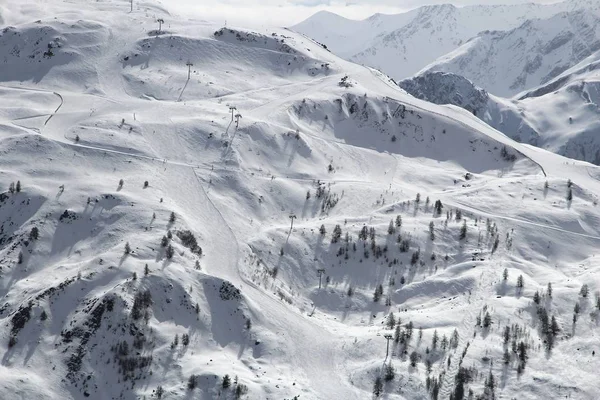 法国滑雪区 — 图库照片