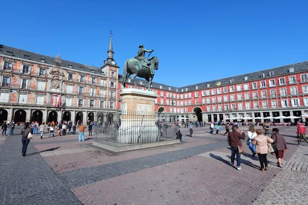 Plaza Mayor, Madrid — Stock Photo, Image