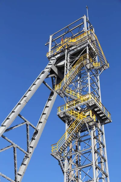 Coal mine tower — Stock Photo, Image