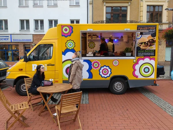 Food truck Polen — Stockfoto