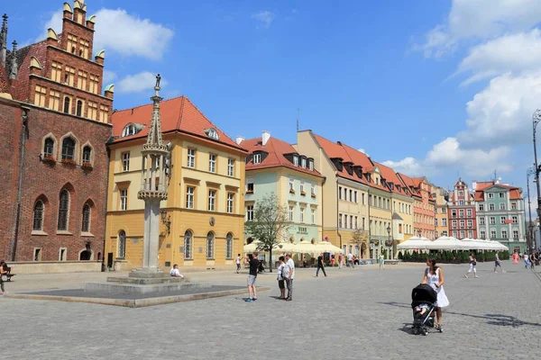 Polonia - Città di Breslavia — Foto Stock