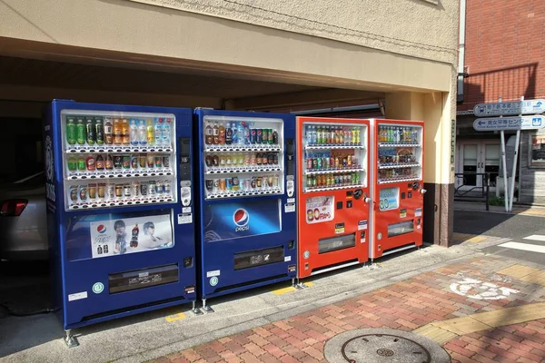 Máquinas expendedoras en Tokio — Foto de Stock