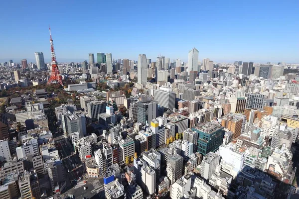 Tokyo skyline in Japan — Stock Photo, Image