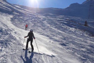 Austria skiing - Bad Hofgastein clipart