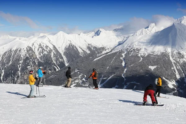 Áustria estância de esqui — Fotografia de Stock