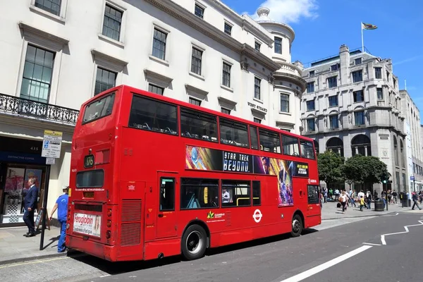 Λεωφορείο του Λονδίνου doubledecker — Φωτογραφία Αρχείου