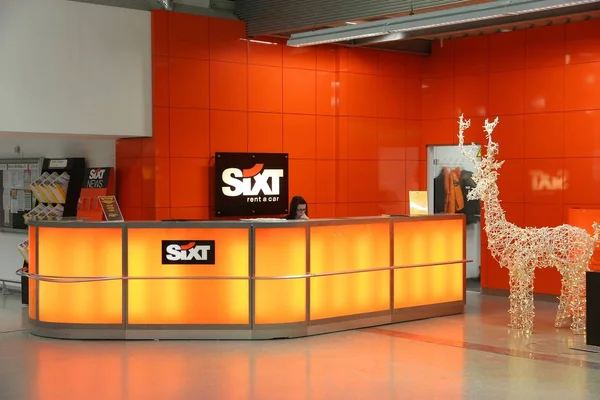 Sixt Autovermietung Schreibtisch — Stockfoto