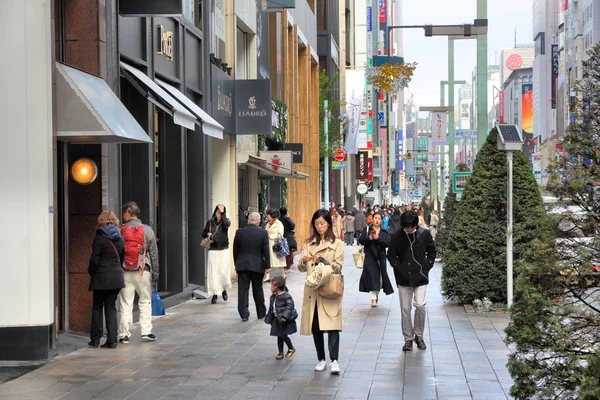 Ginza, Tokyo, Japan — Stock Photo, Image