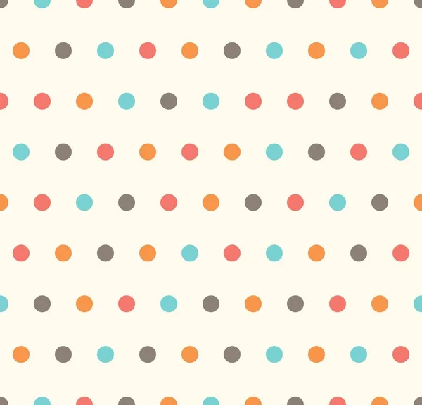 Polka dots - vectorillustratie — Stockvector