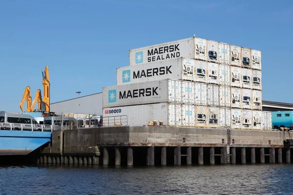 Companhia de navegação Maersk — Fotografia de Stock