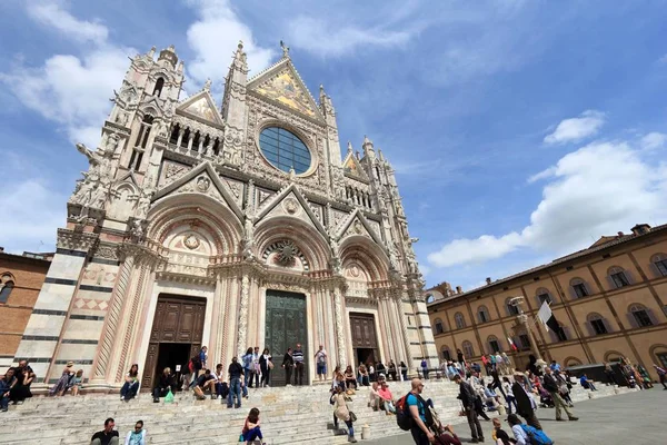 Staré město Siena, Itálie — Stock fotografie