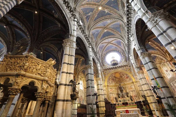 Siena Katedrali'nin, İtalya — Stok fotoğraf