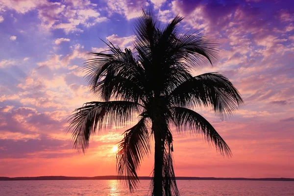 Paesaggio al tramonto a Cuba — Foto Stock