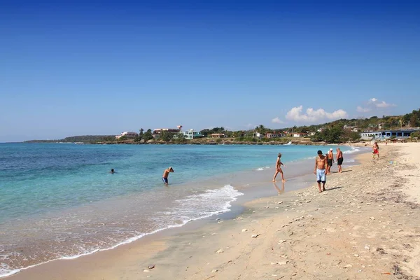 Cuba beach tourism — Stock Photo, Image