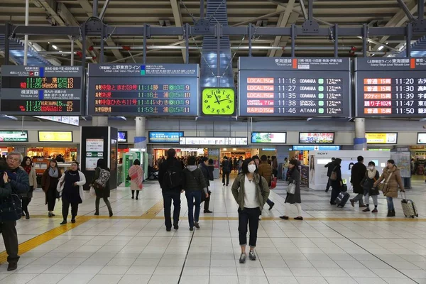 Dworca Shinagawa, Tokio — Zdjęcie stockowe