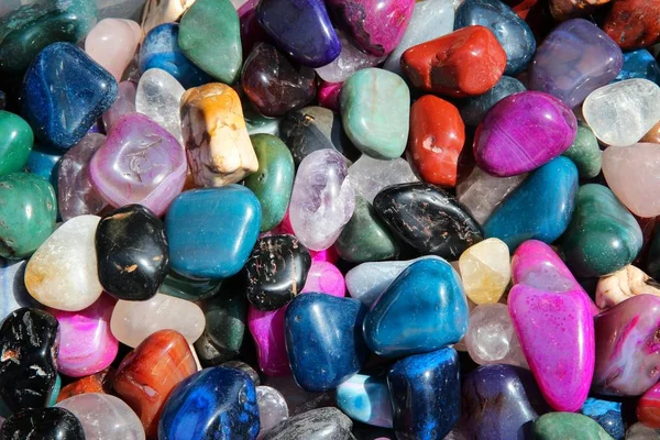 Gem stones background — Stock Photo, Image