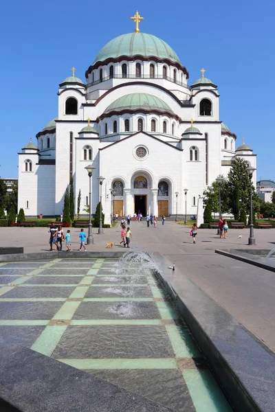 Belgrad katedral - staden arkitektur — Stockfoto