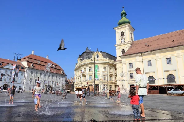 Roménia turismo - Sibiu — Fotografia de Stock