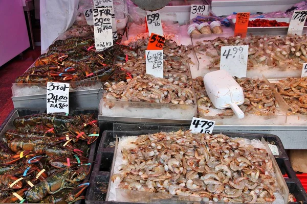 Chinatown seafood, États-Unis — Photo