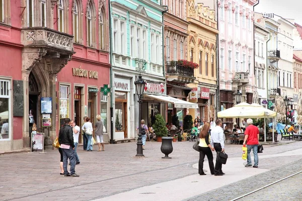 Slowakije - Kosice straat — Stockfoto