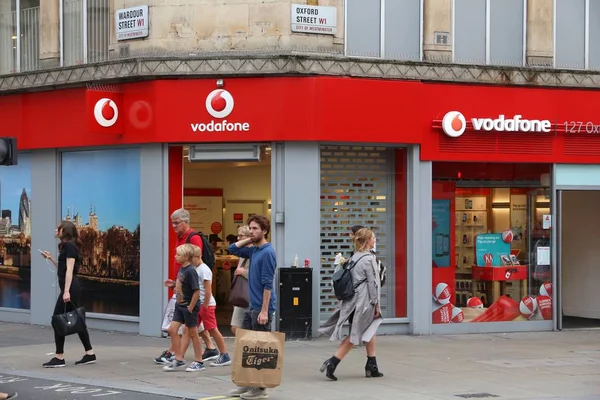 Tienda Vodafone Reino Unido —  Fotos de Stock