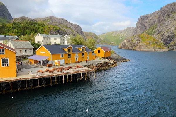 Nusfjord - Noruega paisaje — Foto de Stock