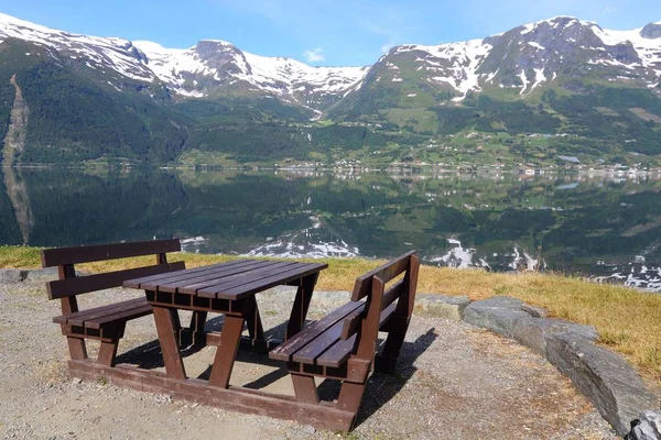 Norvegia fiordo luogo — Foto Stock
