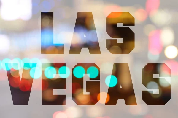Las Vegas - travel word — Stock Photo, Image