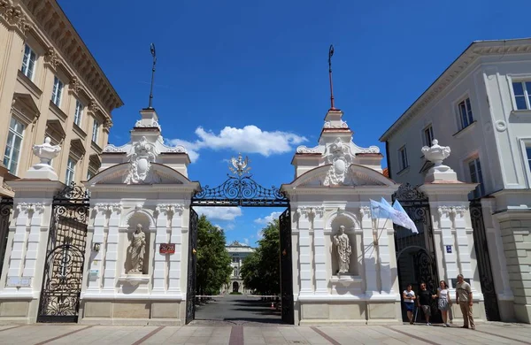 Varšavské univerzity v Polsku — Stock fotografie