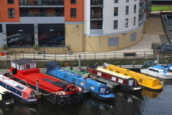 Leeds kanalerna, Storbritannien — Stockfoto