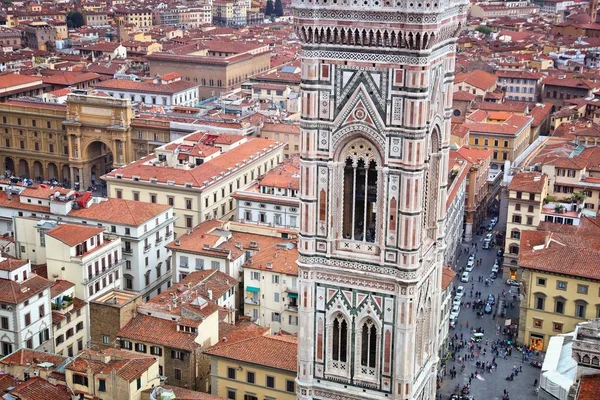Firenze, Olaszország-légi-nézet — Stock Fotó